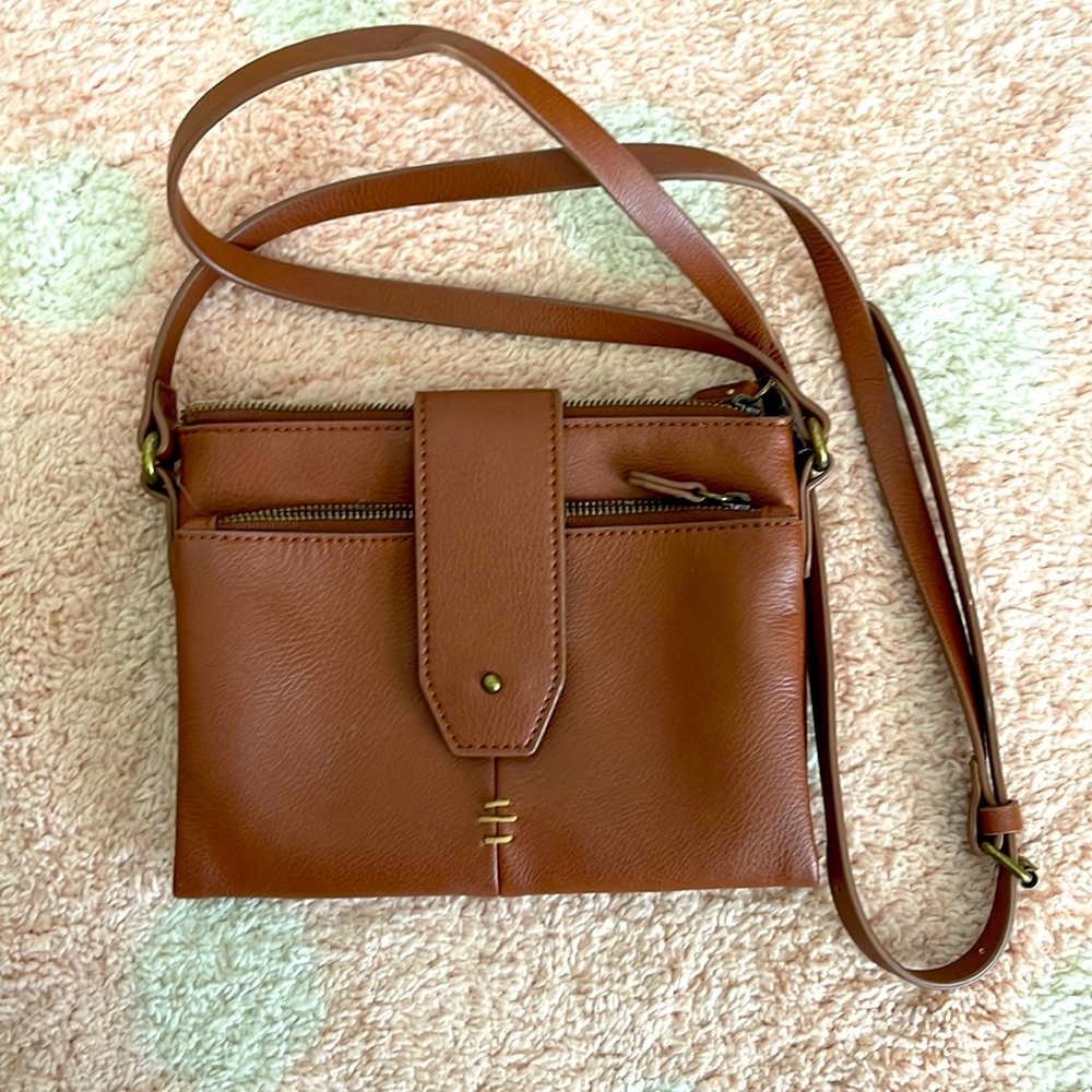 Lucky Brand Small Crossbody | Brown Leather